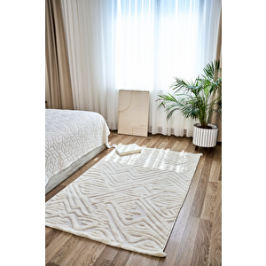 Apex Orion 4221 Krem Makine Halısı 160x230 cm