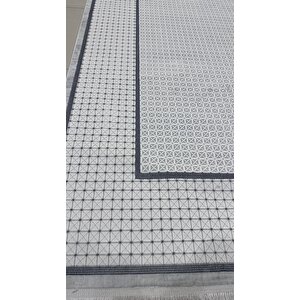 Safyün Halı Kadife Kf451 Gri 200 X 290 200x290 cm