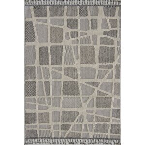 Dekorenti Halı Bukle 1414 Gri 100x300 cm