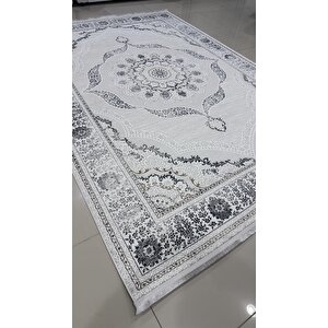 Safyün Halı Kadife Kf501 Gri 200 X 290