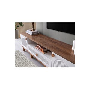 Ücretsiz Montaj-%100 Mdf-aytaşı-bohem Platin Tv Ünitesi