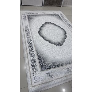 Safyün Halı Kadife Kf513 Gri 200 X 290 200x290 cm