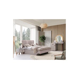 %100 Mdf-aytaşı-bohem Necat Aynalı Şifonyer-makyaj Masası