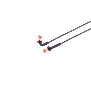 Irenıs Cat6a U/ftp 90° Bükülebilir Kablo 2 Metre Siyah
