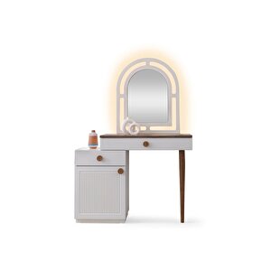 %100 Mdf-aytaşı-bohem Libre Aynalı Şifonyer-makyaj Masası