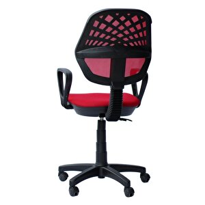 Modern Sekreter Sandalyesi Çalışma Koltuğu Lüx Öğrenci Sandalyesi Pembe