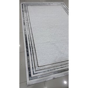 Safyün Halı Kadife Kf466 Gri 200 X 290 200x290 cm