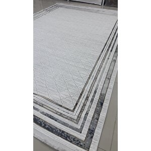 Safyün Halı Kadife Kf466 Gri 200 X 290 200x290 cm