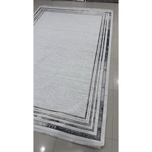 Safyün Halı Kadife Kf466 Gri 200 X 290