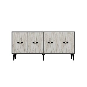 Flyy 180 Cm Konsol (kx180) Antrasit-Efesmermer Krem - Antrasit
