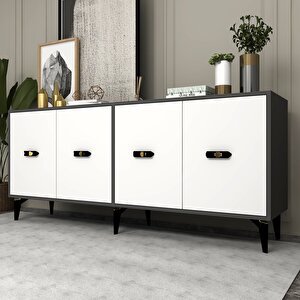Flyy 180 Cm Konsol (kx180) Antrasit-Beyaz Antrasit Beyaz