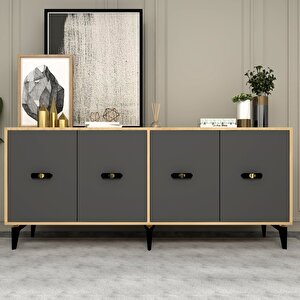 Flyy 180 Cm Konsol (kx180) Safirmeşe-Antrasit Safirmeşe-Antrasit