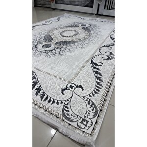 Safyün Halı Kadife Kf514 Gri 200 X 290 200x290 cm
