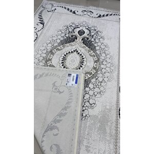 Safyün Halı Kadife Kf514 Gri 200 X 290 200x290 cm
