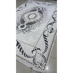 Safyün Halı Kadife Kf514 Gri 200 X 290 200x290 cm