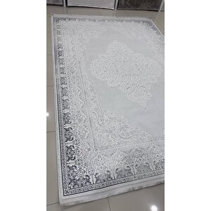 Safyün Halı Kadife Kf505 Gri 200 X 290 200x290 cm