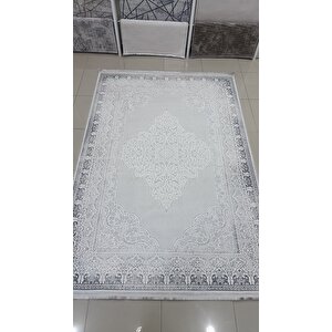 Safyün Halı Kadife Kf505 Gri 200 X 290 200x290 cm