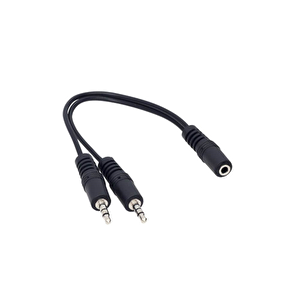 3.5 Mm Stereo Dişi-2x3.5 Mm Stereo Erkek 20 Cm Kablo