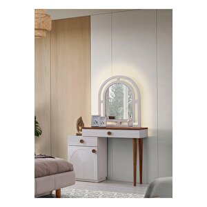 %100 Mdf-aytaşı-bohem Midya Aynalı Şifonyer-makyaj Masası