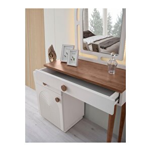 %100 Mdf-aytaşı-bohem Midya Aynalı Şifonyer-makyaj Masası