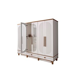 Ücretsiz Montaj-%100 Mdf-aytaşı-bohem Zerda Yatak Odası Takımı-bazasız