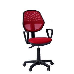 Kırmızı Fileli Ofis Sandalyesi,office Chair Kırmızı