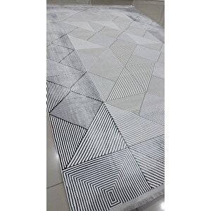 Safyün Halı Kadife Kf464 Gri 200 X 290 200x290 cm