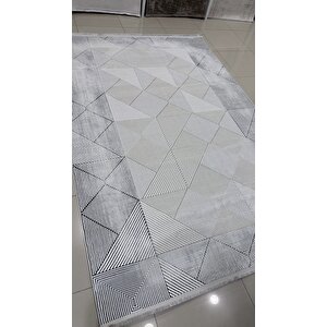 Safyün Halı Kadife Kf464 Gri 200 X 290 200x290 cm