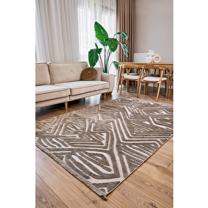 Apex Orion 4222 Bej Makine Halısı 160x230 cm