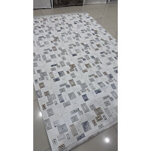 Safyün Halı Kadife Kf462 Gri Mavi 200 X 290