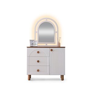 %100 Mdf-aytaşı-bohem Zerda Aynalı Şifonyer-makyaj Masası