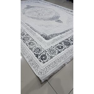 Safyün Halı Kadife Kf504 Gri 200 X 290 200x290 cm