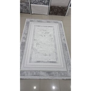Safyün Halı Kadife Kf463 Gri 200 X 290 200x290 cm