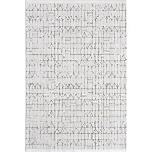Dekorenti Terrace 8204 Beyaz Halı 100x200 cm