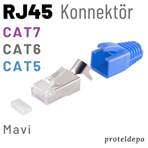 Irenis Rj45 Konnektör Cat.7a/7/6a/6/5e Için