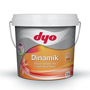 Dyo Dinamik Silikonlu Mat İç Cephe Boyası 7.5 Lt Buz Gümüşü