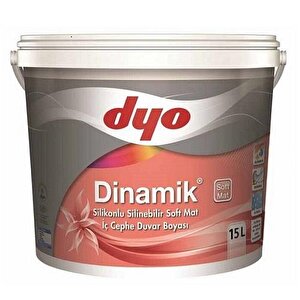 Dyo Dinamik Silikonlu Soft Mat İç Cephe Boyası 15 Lt Yeni Fildişi Yeni Fildişi