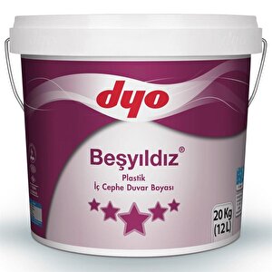Beşyıldız Plastik İç Cephe Boyası 20 Kg Beyaz