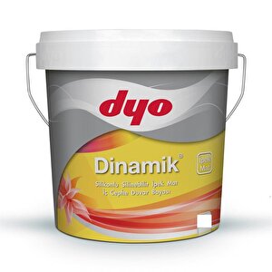 Dyo Dinamik Silikonlu İpek Mat İç Cephe Boyası 7.5 Lt Fildişi Fildişi