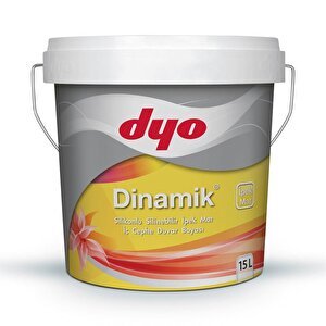 Dyo Dinamik Silikonlu İpek Mat İç Cephe Boyası 15 Lt Buz Beyazı Buz Beyazı