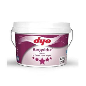 Dyo Beşyıldız Plastik İç Cephe Boyası 3.5 Kg Alüvyon