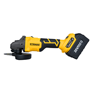 Rtrmax  Rts5050 Akülü Avuç Taşlama Kömürsüz 115mm 8.500rpm 2x4 Ah Akü S-lion