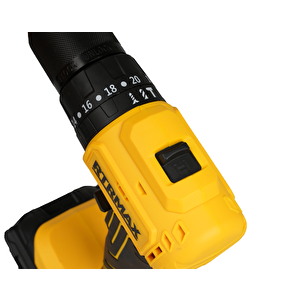 Rtrmax Rts5012 Akülü Darbeli̇ Matkap Kömürsüz 54nm 2x2 Ah Akü S-lion