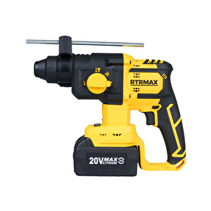Rtrmax Rts5040 Akülü Pnömati̇k Kirici-deli̇ci̇ Kömürsüz 1.8j 20mm 2x4 Ah Akü S-lion