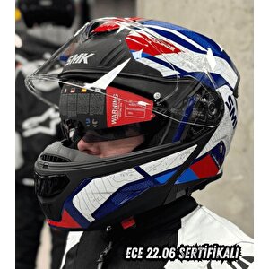 Gullwıing Navigator Mavi Çene Açılır Kask (ece22.06) (fit Kasa)