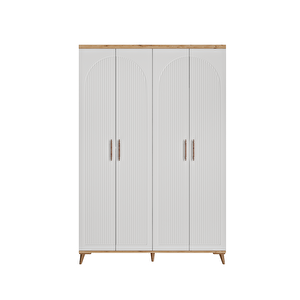 Ücretsiz Montaj Guneystore  Komple Mdf Nevada 4 Kapaklı Gardırop