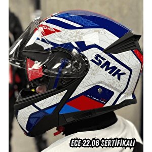 Gullwıing Navigator Mavi Çene Açılır Kask (ece22.06) (fit Kasa)