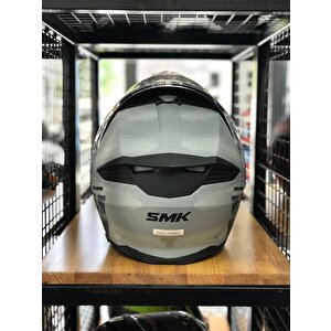 Smk Gullwing Tourleader Çene Açılır Kask - Gri/siyah