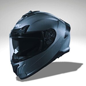 Typhoon Mat Antrasit Kapalı Kask