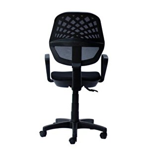Fileli Sekreter Sandalyesi Büro Koltuğu Çalışma Koltuğu
